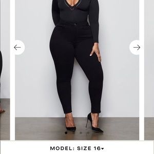 Black Good American Skinny Jeans